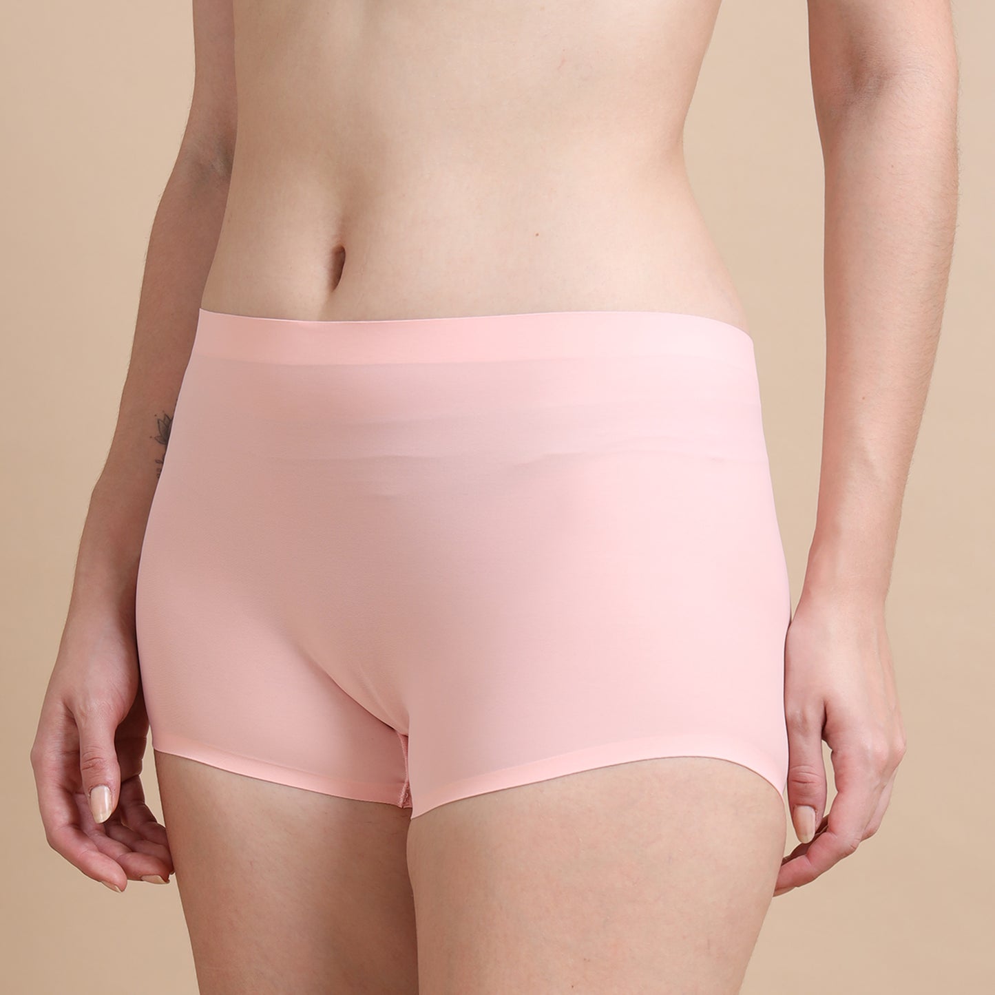 Women's Boyleg Seamless Peach Color Panties 