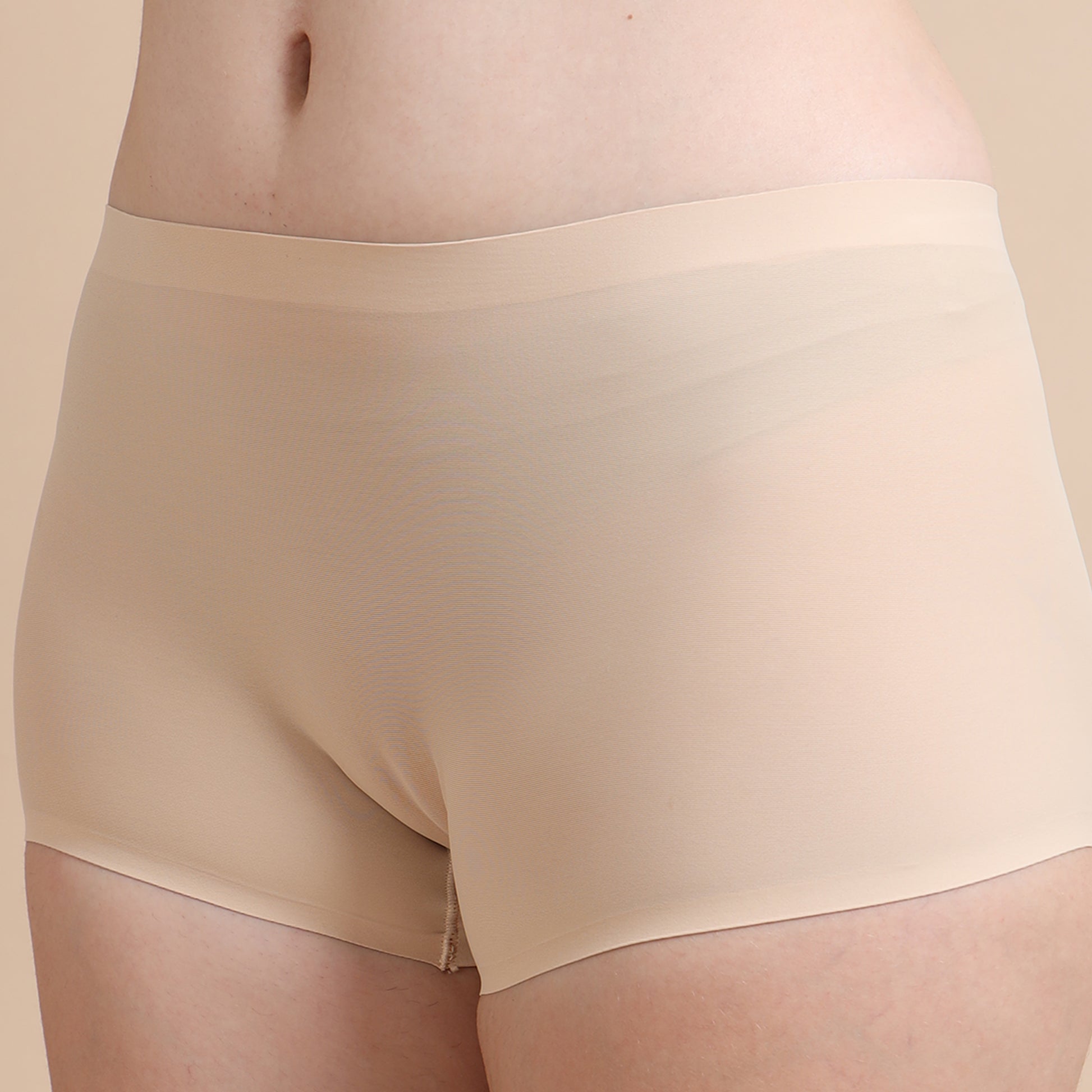 Boyleg Seamless Skin Color Panties for Women