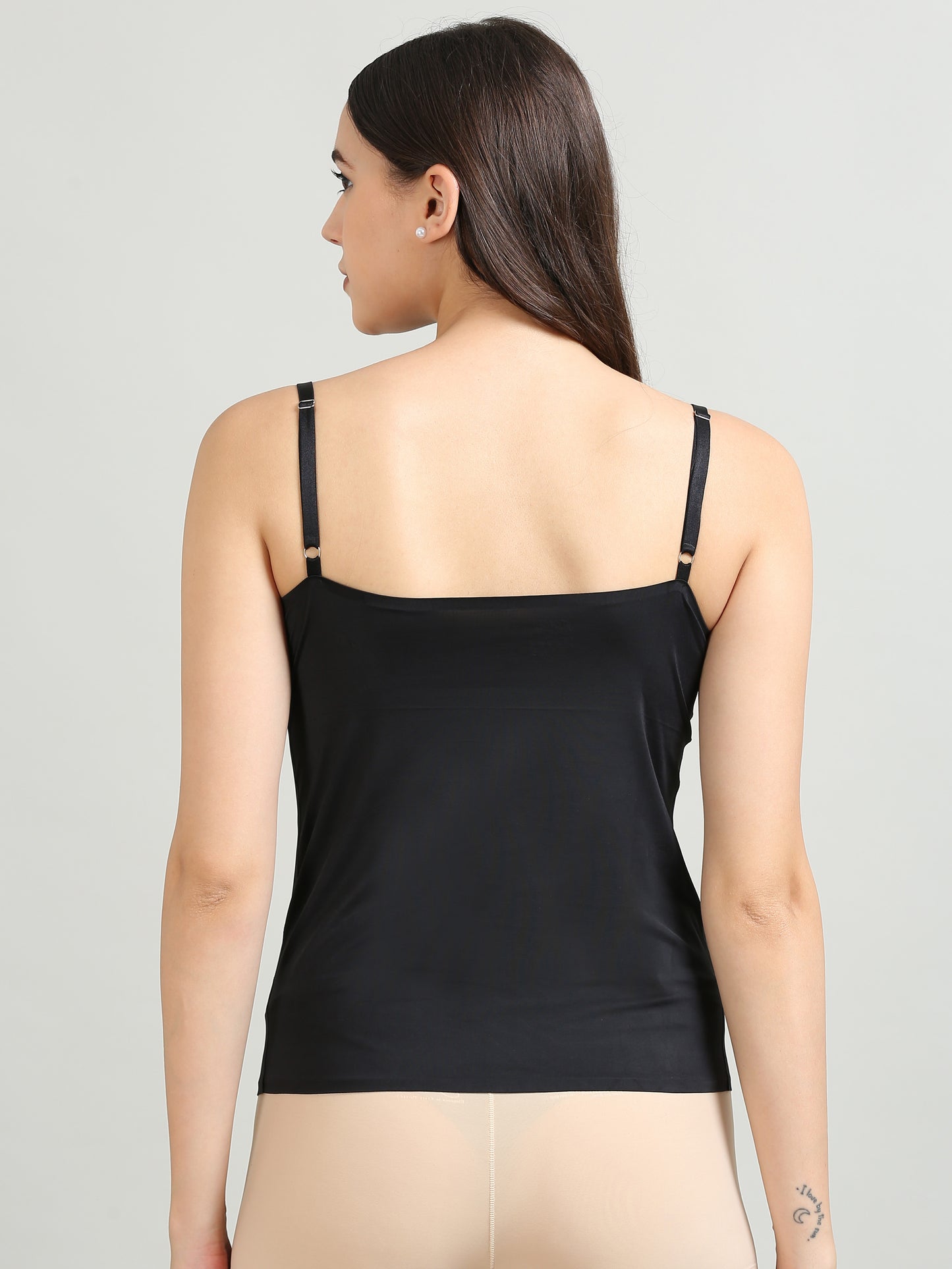 Adjustable Black Camisole for Women 