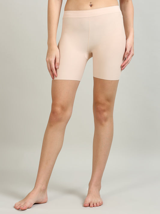 versatile Beige Cycling Shorts for Women