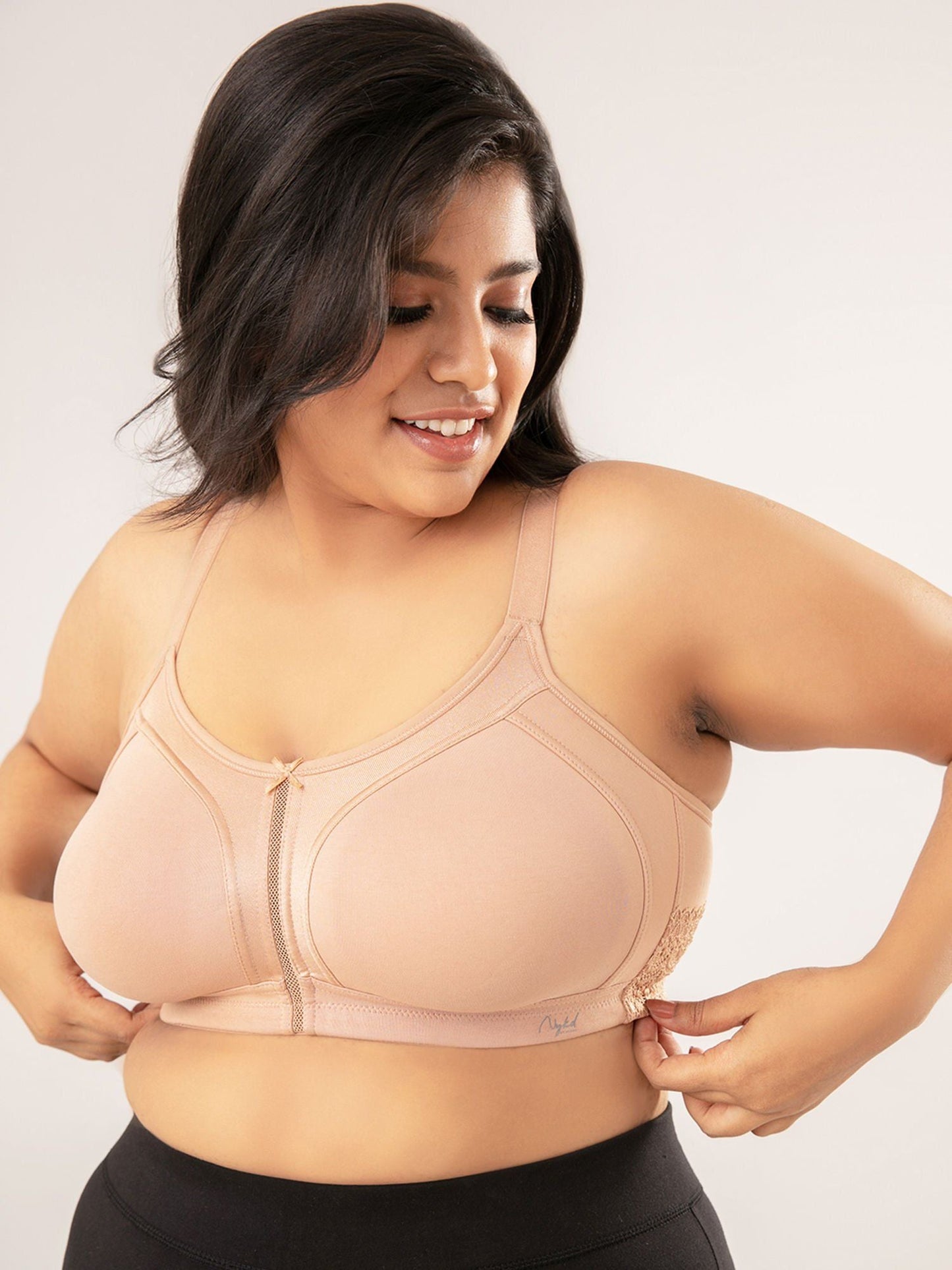 Sand Colour No Bounce Comfortable Bra For Daily Use