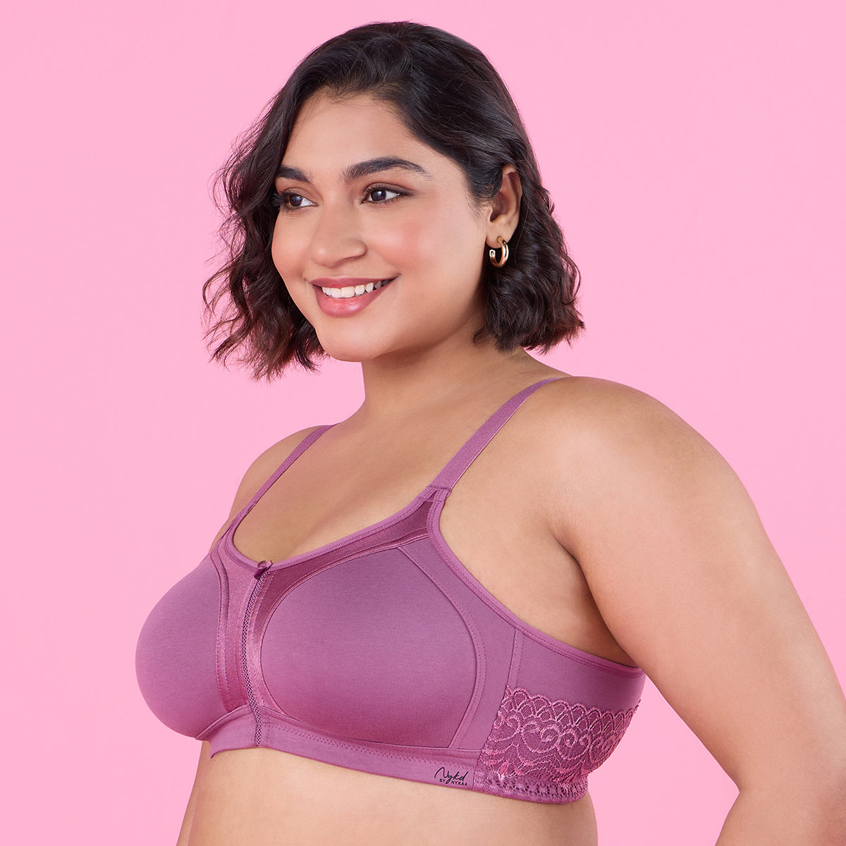 Mauve M-Frame Bounce Control Comfy Everyday Bras