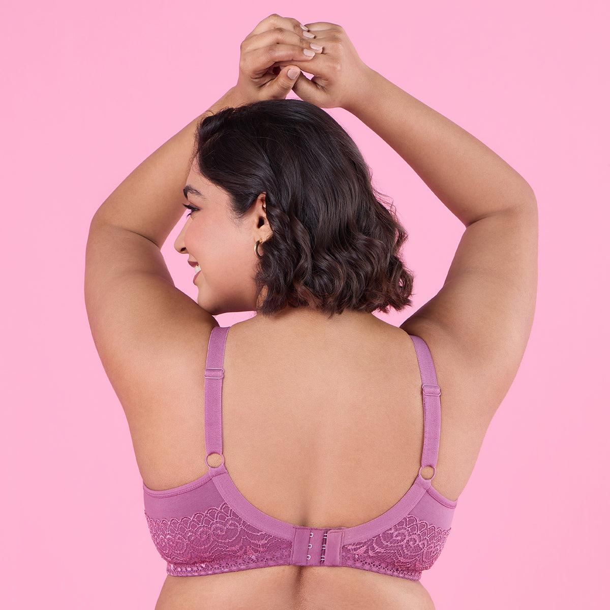 Mauve M-Frame Bounce Control Comfy Everyday Bras