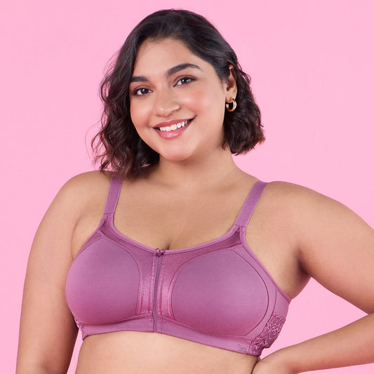 Mauve M-Frame Bounce Control Comfy Everyday Bras