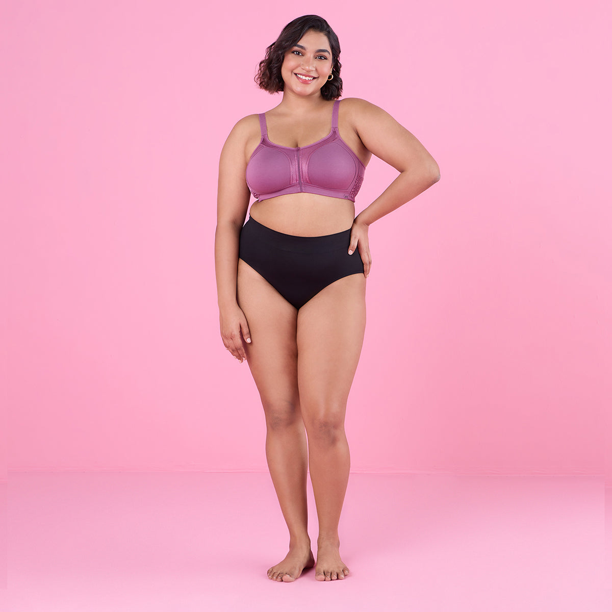 Mauve M-Frame Bounce Control Comfy Everyday Bras