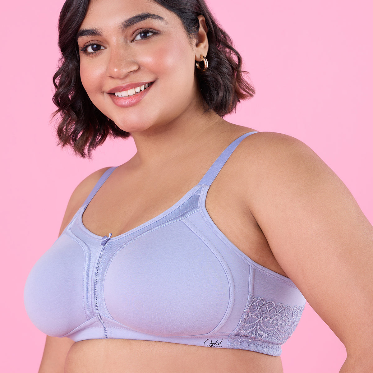 Purple M-Frame Bounce Control Everyday T-Shirt Bra