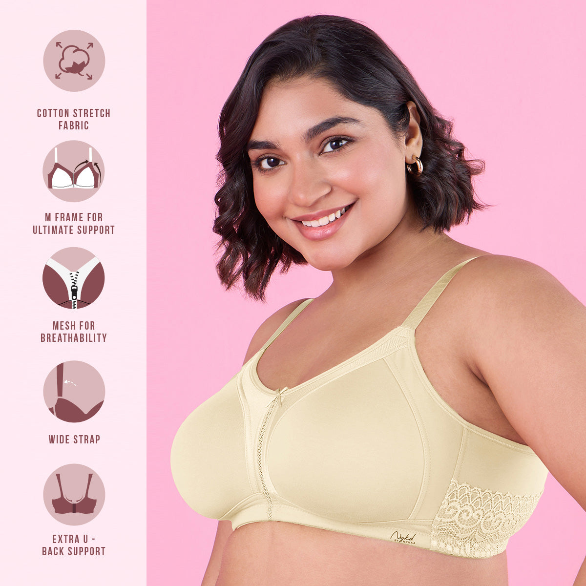 Summer Melon M-Frame Bounce Control Every Day Bra