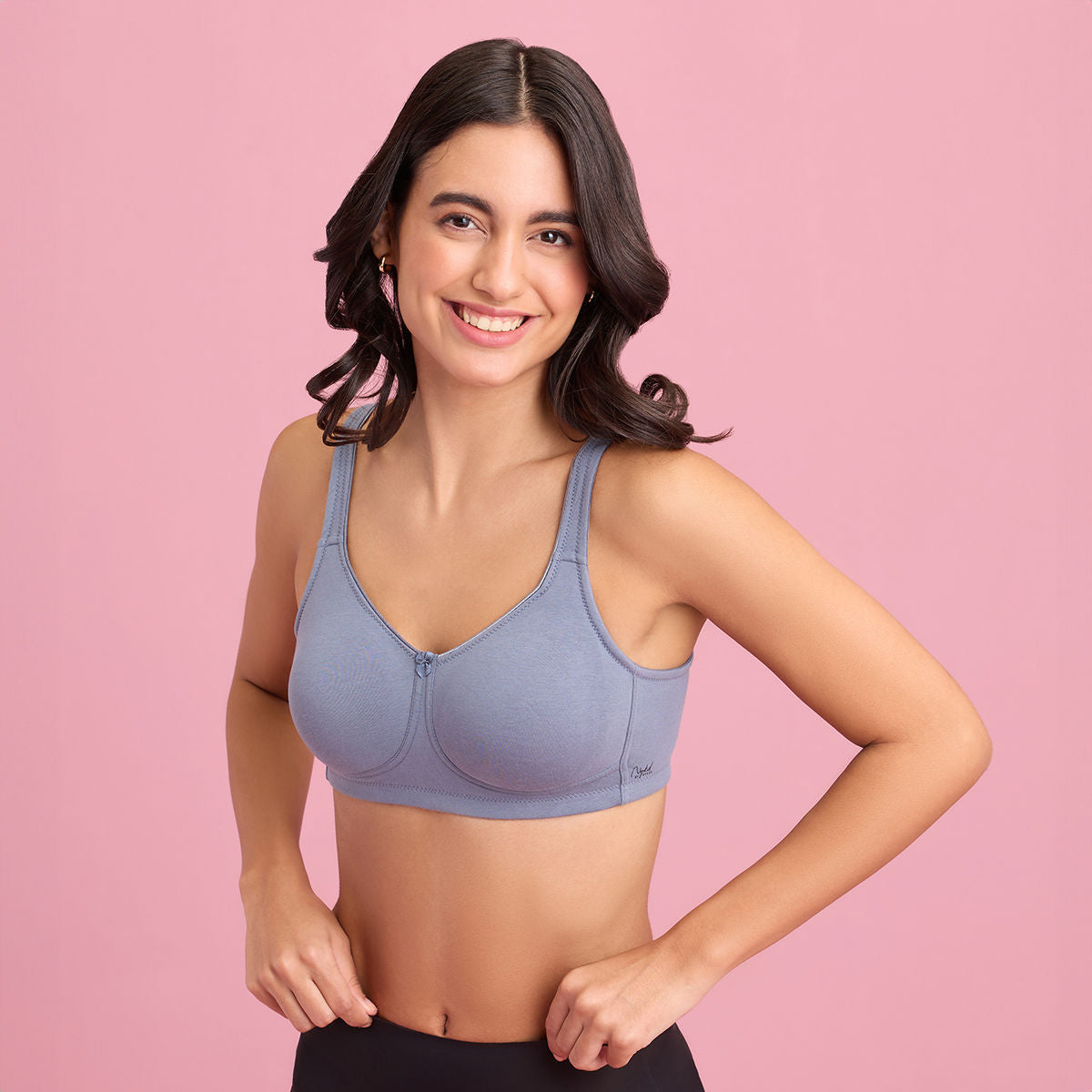 Sweat Free Blue Non Padded Bra