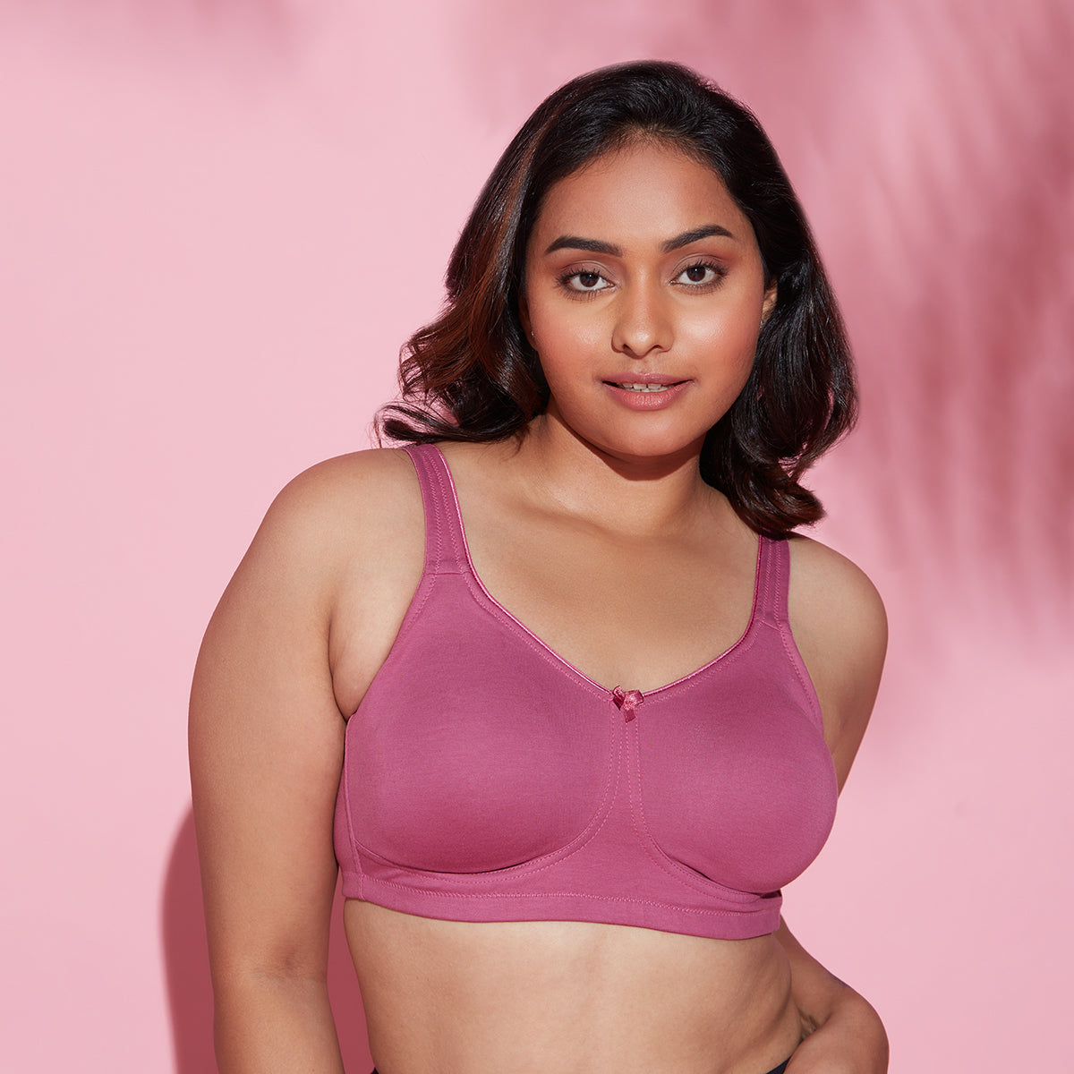 Red Violet Non Padded Sweat Resistant Bras for Women